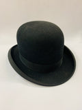 Antique Bowler hat felt all fur