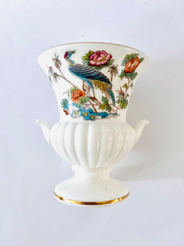 Wedgwood Kutani Crane Double Handled Vase