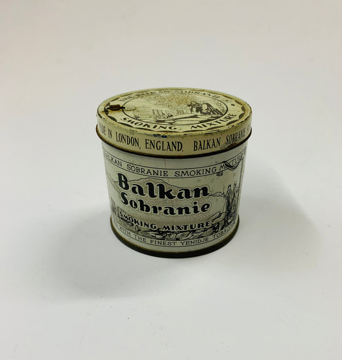 the balkan sobranie cigarettes tin The Balkan Sobranie smoking mixture tin – Antique Alley