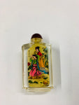 Vintage oriental glass snuff bottle