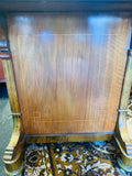 Victorian Walnut Inlay Davenport desk