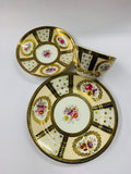 Rare Paragon Floral lunch plate for the visit by the Queen 1913