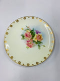 Hand painted Royal Doulton signed flower plate