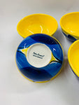 Set 4 Petra Ceramics bowls NZ made