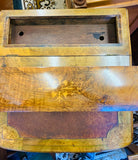 Victorian Walnut Inlay Davenport desk