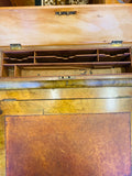 Victorian Walnut Inlay Davenport desk