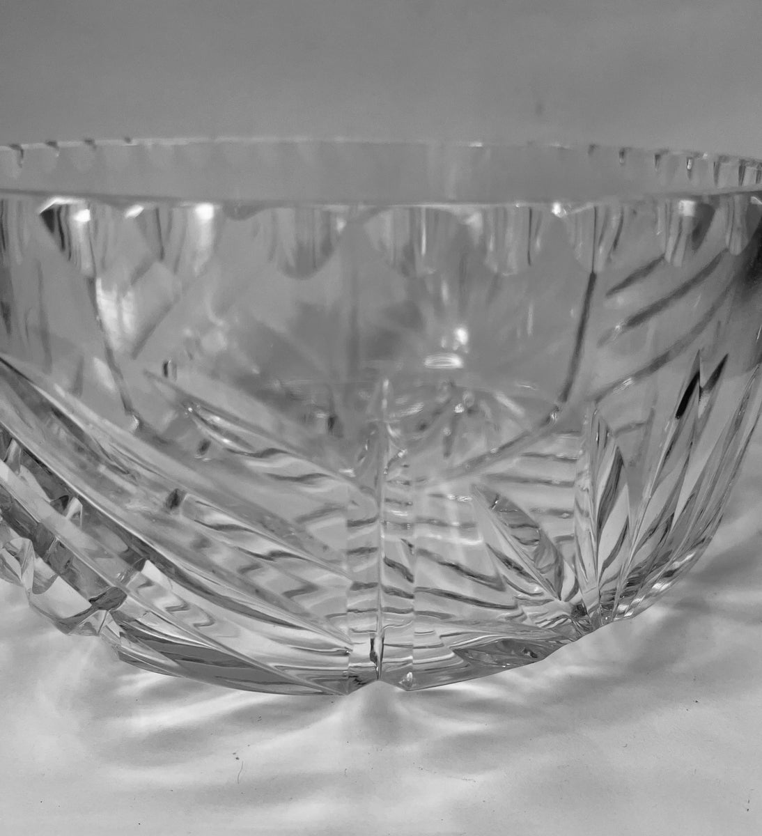 Crystal pudding Bowl Antique Alley