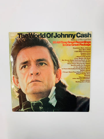 The World of Johnny Cash vinyl records