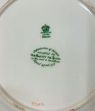 Rare Paragon Floral lunch plate for the visit by the Queen 1913