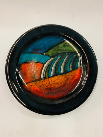 Morris and James pottery platter
