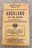 Early Universal Map of Auckland City and Suburbs