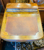Victorian Walnut Inlay Davenport desk
