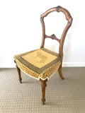 Victorian Occasional Chair Balloon Back