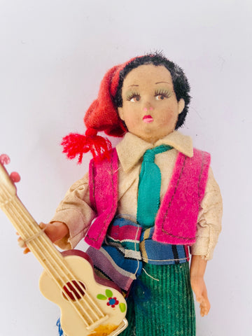 Traditional Napoli Made Doll with Handmade Cloths