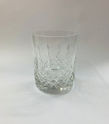 Large vintage crystal whisky tumbler