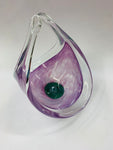 Hand blown Art Glass basket