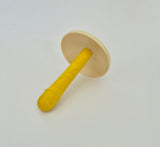 White and Cream Bakelite Darning Mushroom