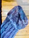 Brown Cropped Fur Coat