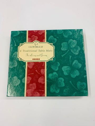 Cloverleaf old country roses place mats x 6