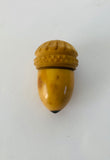 Carved Acorn thimble holder