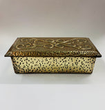 Brass Art Nouveau box