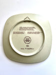 Arabia Finland Annual Wall Plate 1981