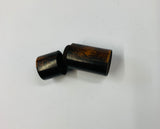 Ebony wooden needle case