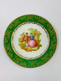 Limoges large green plate