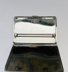 Chrome Cigarette Case with New Zealand on the Front