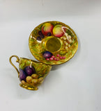 Aynsley Orchard gold cup and saucer