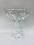 Set of 6 Midcentury hollow stem champagne glasses