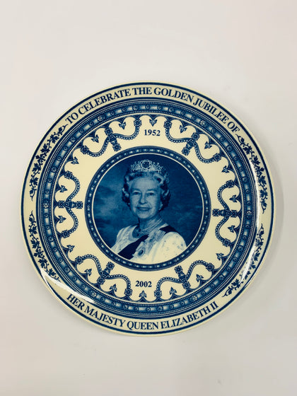 Wedgwood Queen Elizabeth Golden Jubilee plate