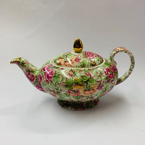 James Sadler chintz teapot