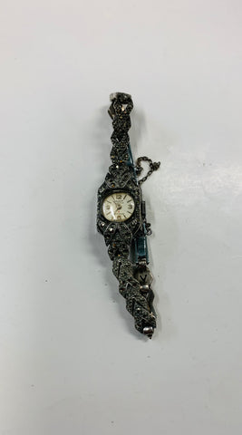 Vintage Talbot Sterling silver Marcasite watch