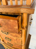 Colonial New Zealand wood collectors chest