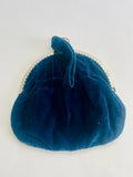 Blue Velvet Purse