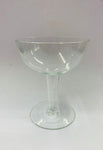 Vintage hollow stem champagne glass