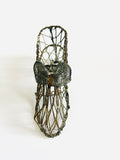 Vintage Wire Small Shoe with Bow