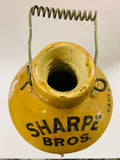 Rare Sharpe Bros Hands across the Sea Stoneware crock