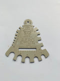 AERO knitting pin gauge in original leather case