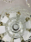 Victorian large crystal lustre centre piece