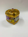 Musical ceramic jewellery box