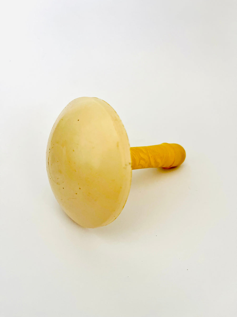 White and Cream Bakelite Darning Mushroom – Antique Alley