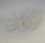 Set of Five Waterford Kenmare Small Whiskey Glasses