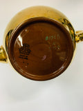 Burslem potteries large gold teapot