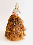 Vintage Porcelain Lady Pin Cushion