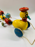 Dorable Ducks NZ made wooden pull along toy