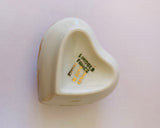 Limoges Heart Shaped Jewellery Box