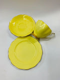 Queen Anne Yellow floral trio
