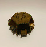 Antique pin cushion with cotton reels